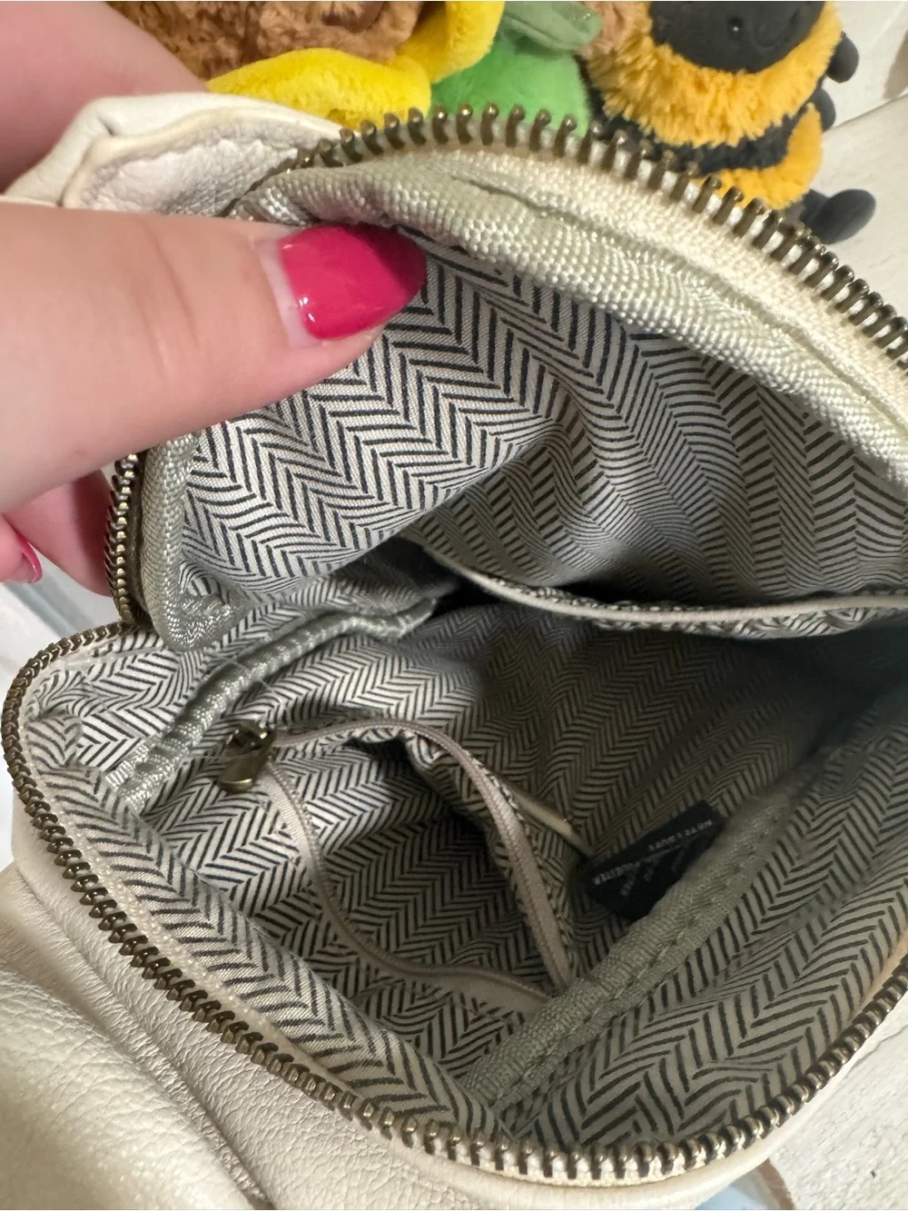 Altar'd State Cream Sling Crossbody Bag